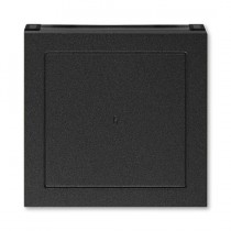 kryt spínače kartového; onyx/kouřová černá, design LEVIT M